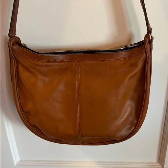 Vintage Coach Brown Leather Hobo Shoulder Bag - Picture 7 of 12